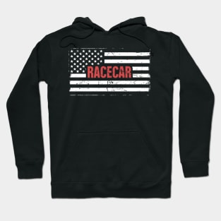 American Flag | Racecar Car Racing Hoodie